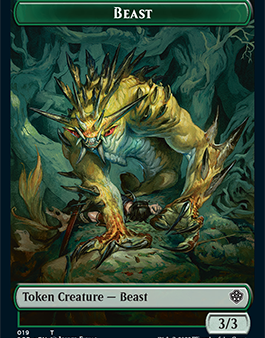 Beast    Beast Double-Sided Token [Starter Commander Decks] Discount