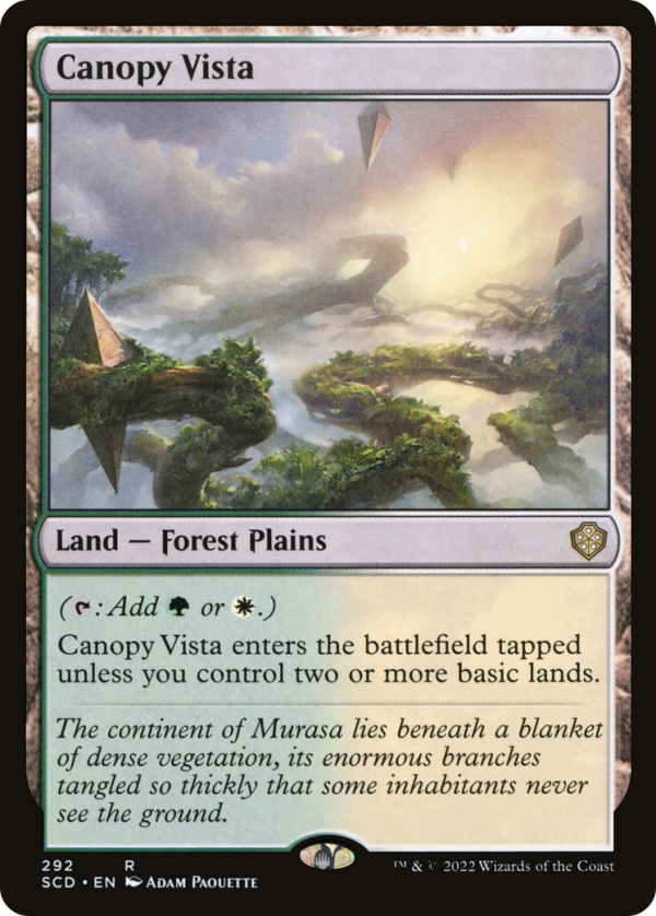 Canopy Vista [Starter Commander Decks] For Cheap