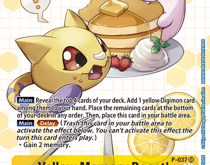 Yellow Memory Boost! [P-037] (Box Promotion Pack - Next Adventure) [Promotional Cards] Discount