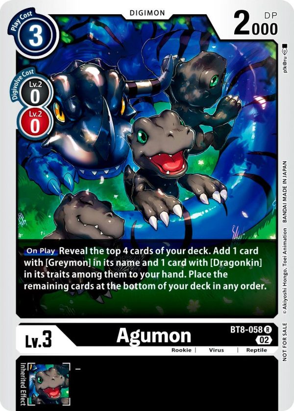 Agumon [BT8-058] (Xros Encounter Pre-Release) [New Awakening Promos] For Cheap