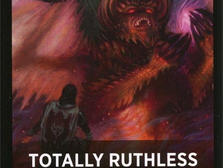 Totally Ruthless Theme Card [Dominaria United Tokens] Fashion