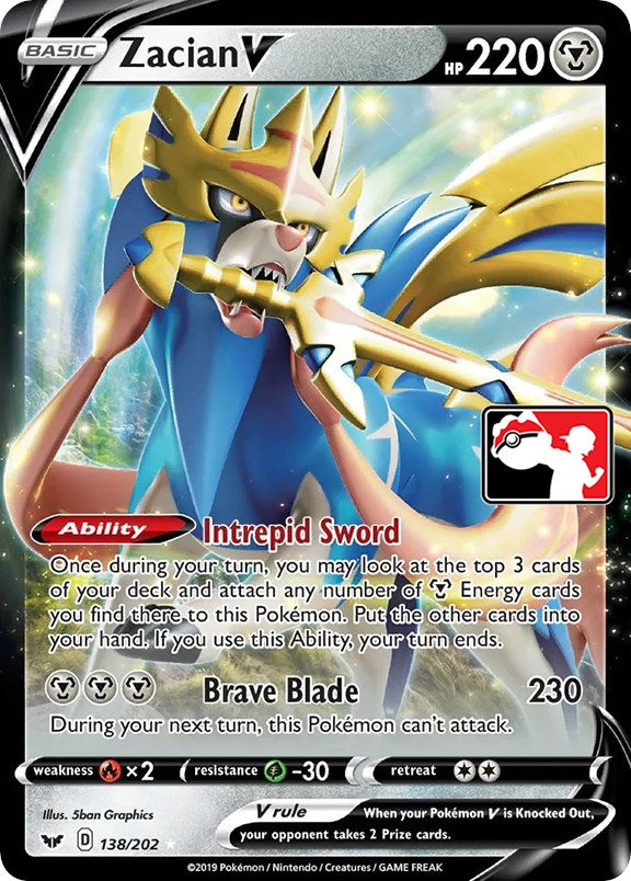 Zacian V (138 202) [Prize Pack Series One] Online