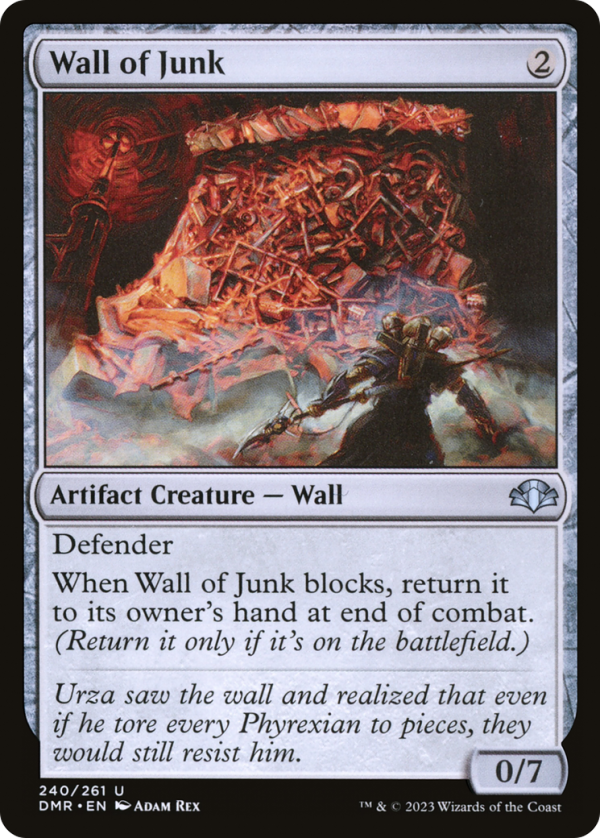 Wall of Junk [Dominaria Remastered] For Sale