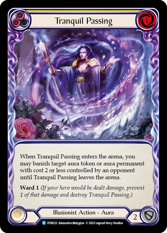 Tranquil Passing (Yellow) [DYN222] (Dynasty)  Rainbow Foil For Discount