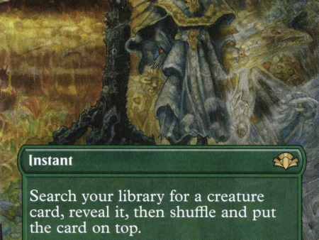 Worldly Tutor (Borderless Alternate Art) [Dominaria Remastered] Online Sale