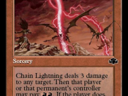 Chain Lightning (Retro) [Dominaria Remastered] For Sale