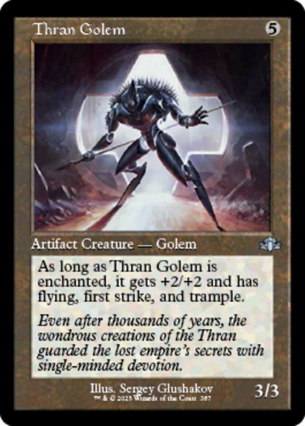 Thran Golem (Retro) [Dominaria Remastered] Online now