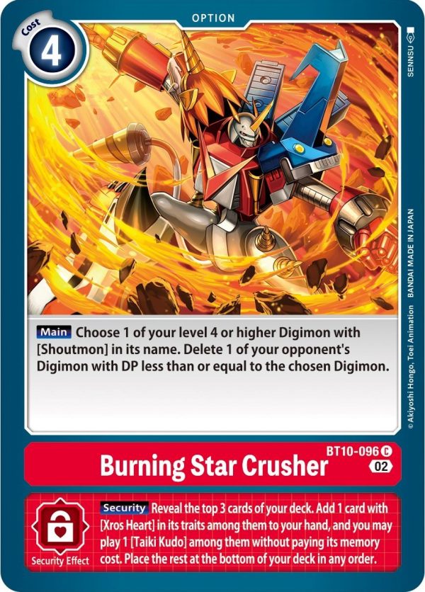 Burning Star Crusher [BT10-096] [Xros Encounter] Supply