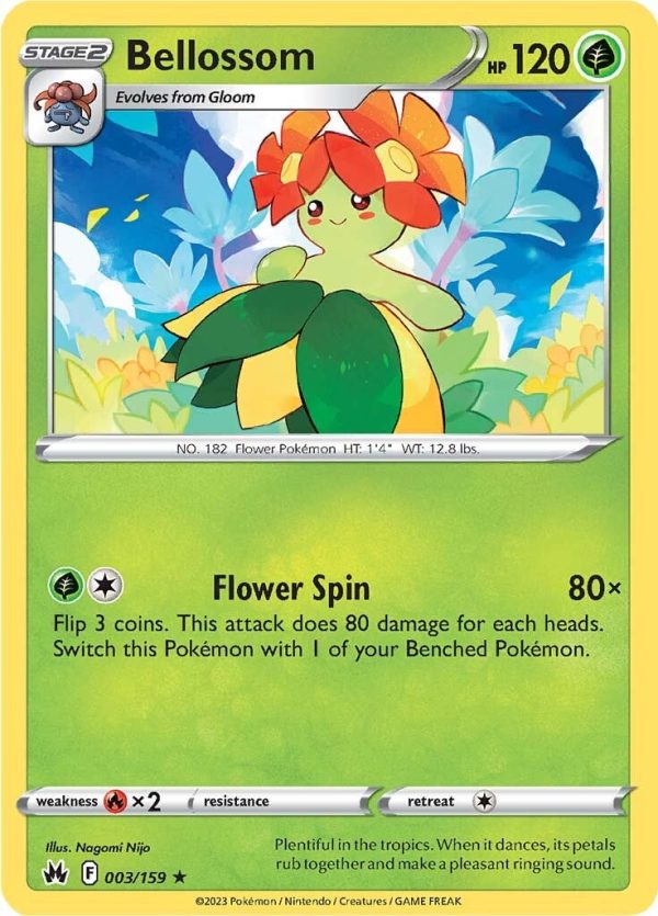 Bellossom (003 159) [Sword & Shield: Crown Zenith] on Sale