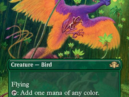 Birds of Paradise (Borderless Alternate Art) [Dominaria Remastered] Cheap