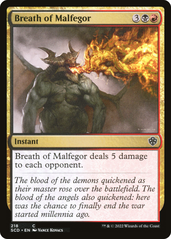 Breath of Malfegor [Starter Commander Decks] Hot on Sale