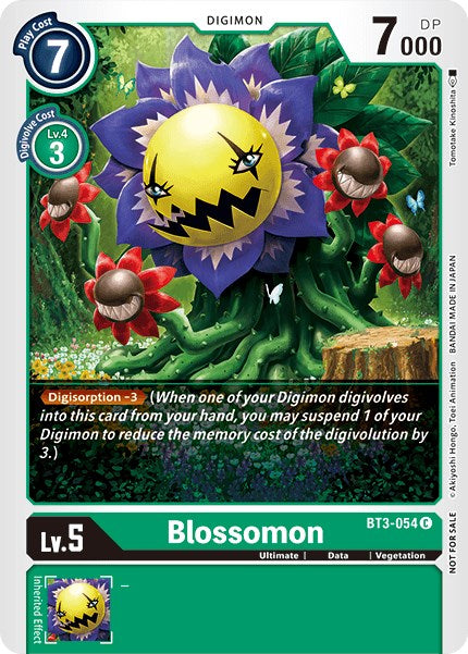 Blossomon [BT3-054] (Tamer Party Vol. 5) [Release Special Booster Promos] Hot on Sale