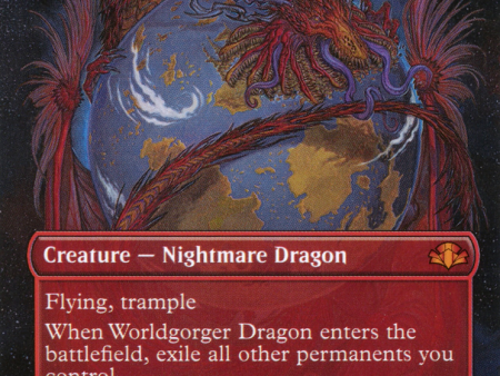 Worldgorger Dragon (Borderless Alternate Art) [Dominaria Remastered] For Sale