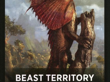 Beast Territory Theme Card [Dominaria United Tokens] Discount