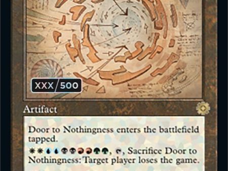 Door to Nothingness (Retro Schematic) (Serialized) [The Brothers  War Retro Artifacts] Discount