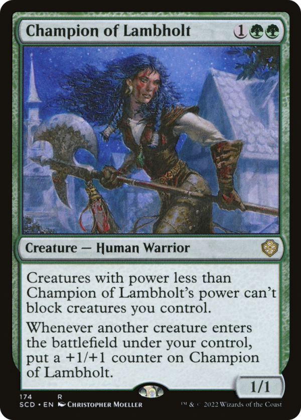 Champion of Lambholt [Starter Commander Decks] Online