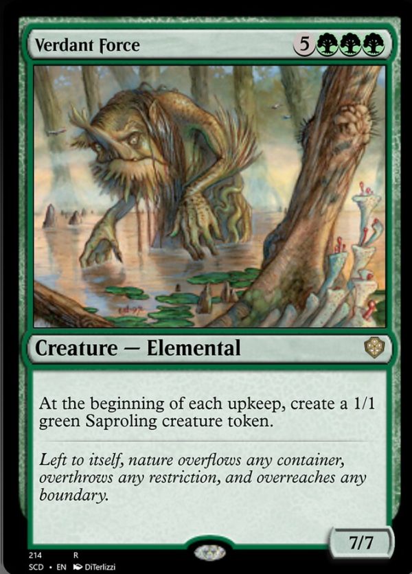 Verdant Force [Starter Commander Decks] Discount