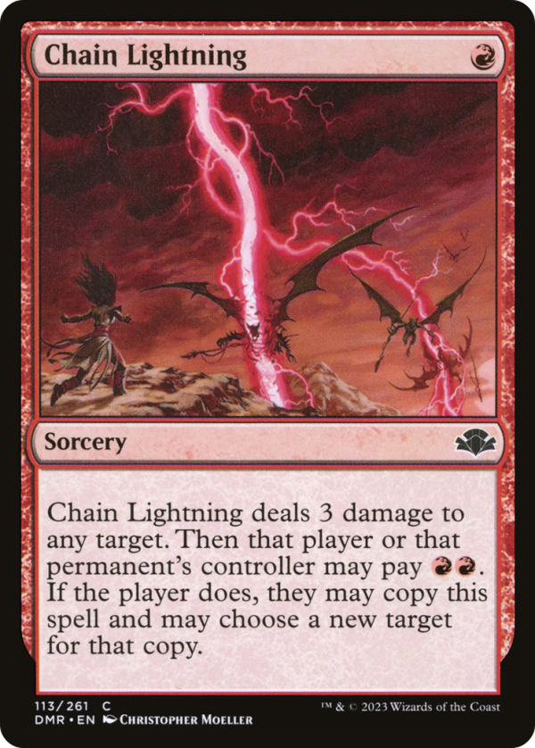 Chain Lightning [Dominaria Remastered] Online Hot Sale