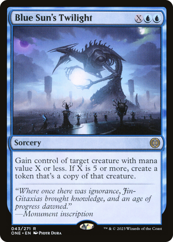 Blue Sun s Twilight [Phyrexia: All Will Be One] Supply