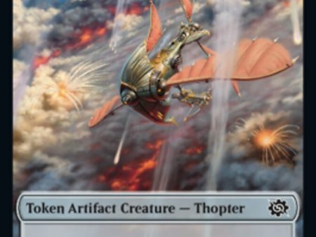 Thopter    Construct (005) Double-Sided Token [The Brothers  War Tokens] Fashion