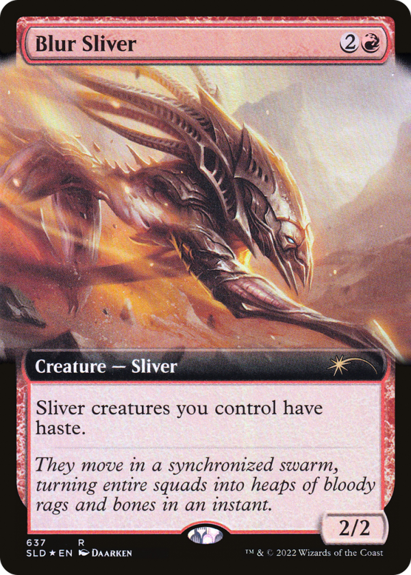 Blur Sliver (Extended Art) [Secret Lair Drop Promos] For Discount