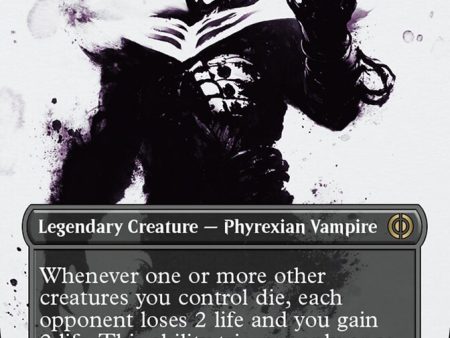 Vraan, Executioner Thane (Borderless Ichor Step-and-Compleat Foil) [Phyrexia: All Will Be One] Supply