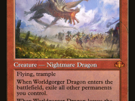 Worldgorger Dragon (Retro) [Dominaria Remastered] on Sale