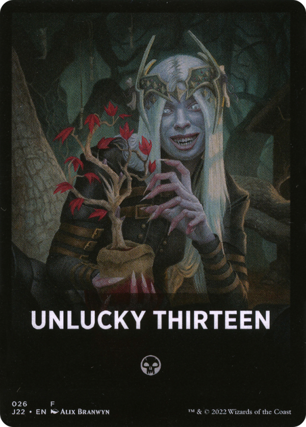 Unlucky Thirteen Theme Card [Jumpstart 2022 Front Cards] Online