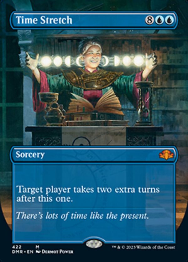 Time Stretch (Borderless Alternate Art) [Dominaria Remastered] For Cheap