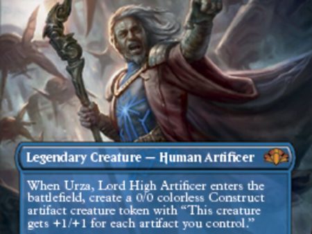 Urza, Lord High Artificer (Borderless Alternate Art) [Dominaria Remastered] Online Sale