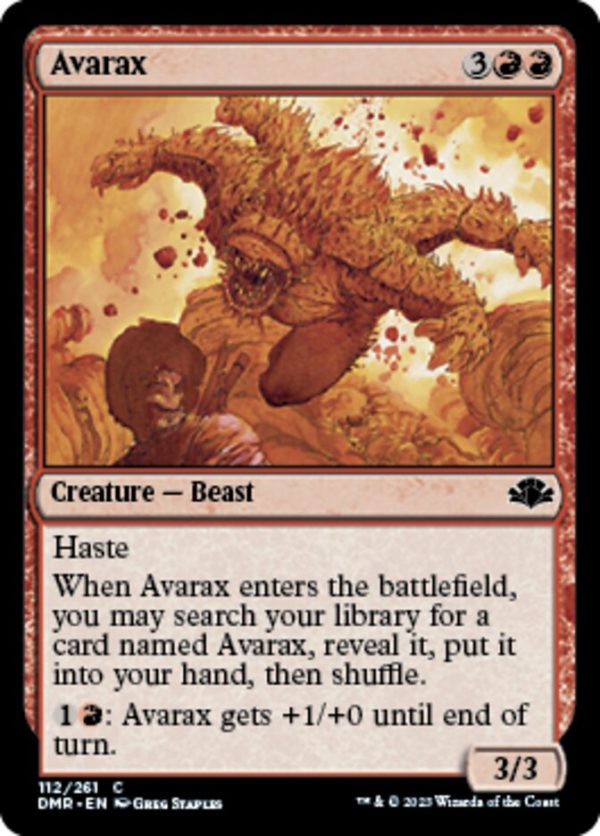 Avarax [Dominaria Remastered] Online now