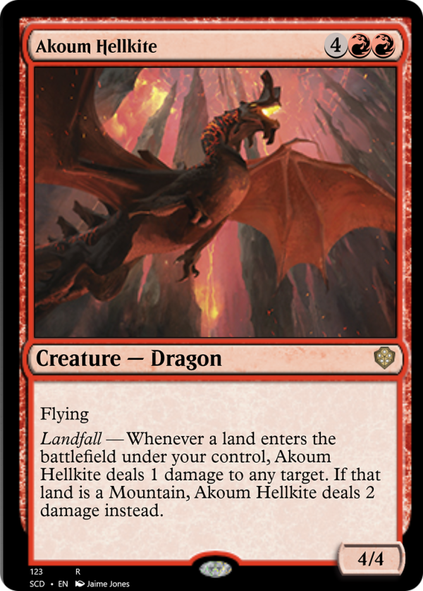 Akoum Hellkite [Starter Commander Decks] For Discount