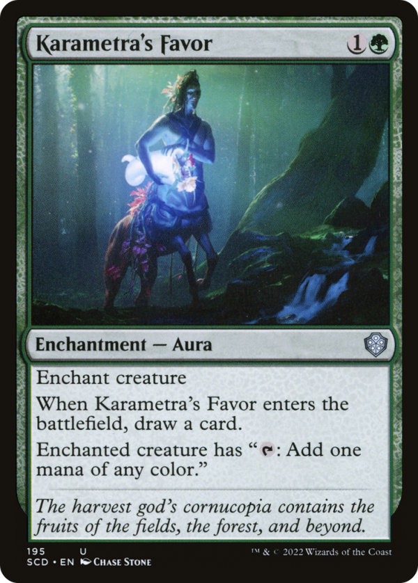 Karametra s Favor [Starter Commander Decks] For Sale