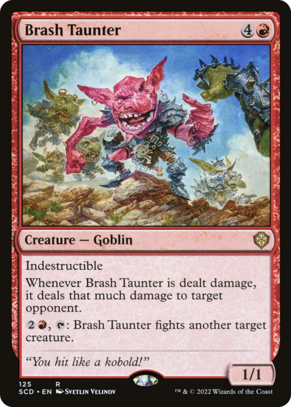 Brash Taunter [Starter Commander Decks] Online