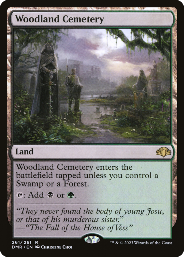 Woodland Cemetery [Dominaria Remastered] Online Sale