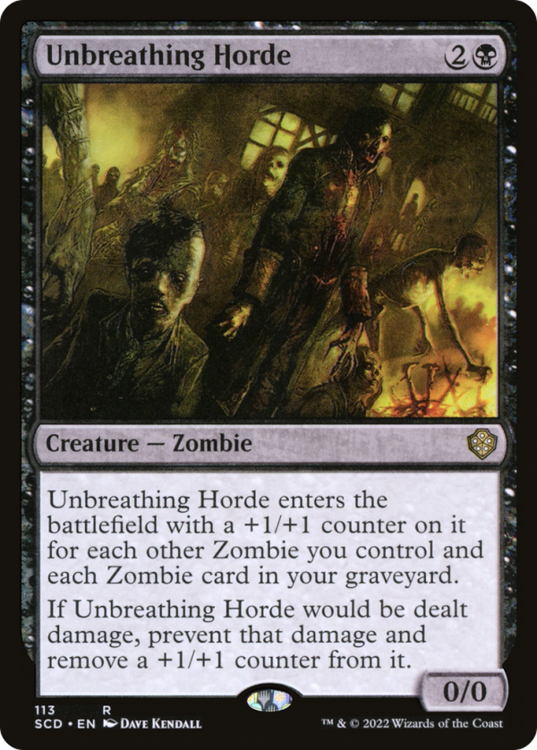 Unbreathing Horde [Starter Commander Decks] Supply