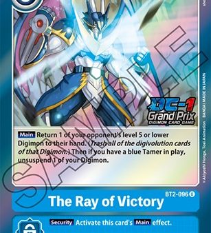 The Ray of Victory [BT2-096] (DC-1 Grand Prix) [Release Special Booster Promos] Sale