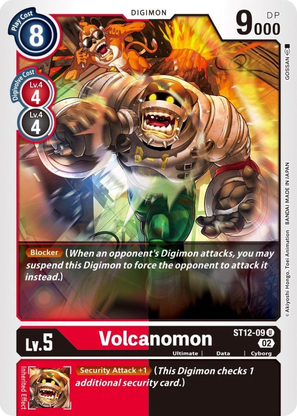 Volcanomon [ST12-09] [Starter Deck: Jesmon] Hot on Sale