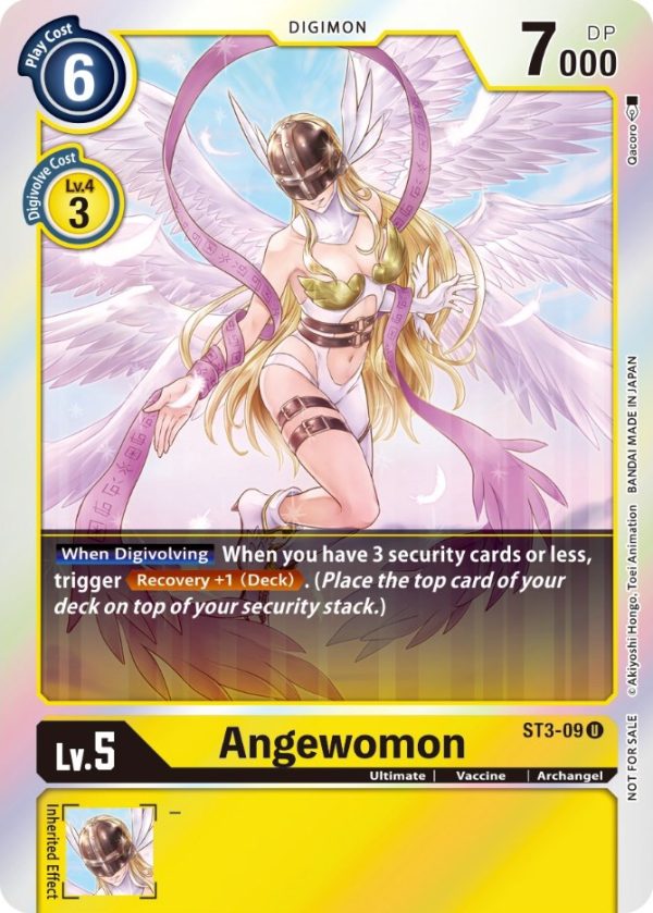 Angewomon [ST3-09] (Official Tournament Pack Vol. 6) [Starter Deck: Heaven s Yellow Promos] Sale