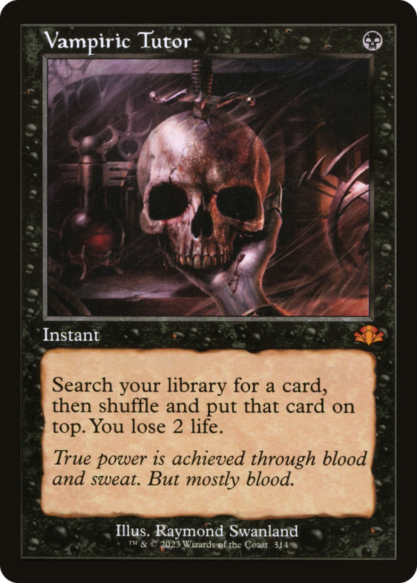 Vampiric Tutor (Retro) [Dominaria Remastered] Online now