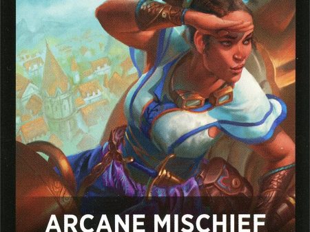 Arcane Mischief Theme Card [Dominaria United Tokens] Online Hot Sale