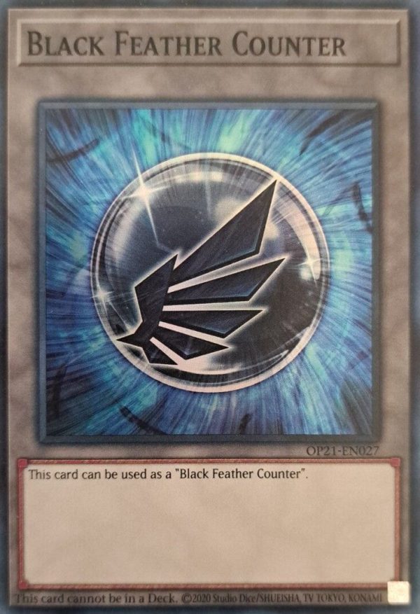 Black Feather Counter [OP21-EN027] Super Rare For Sale