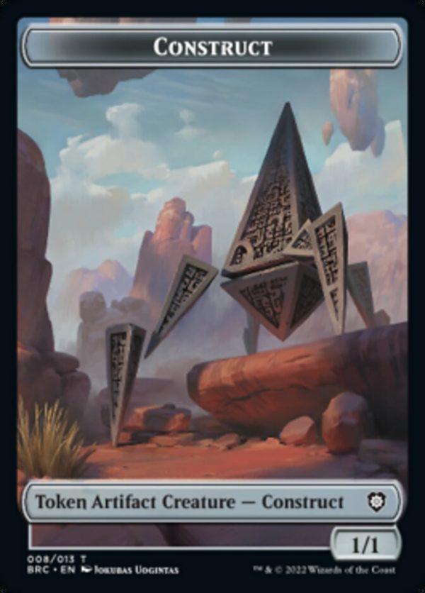 Construct (008)    Phyrexian Myr Double-Sided Token [The Brothers  War Commander Tokens] Sale