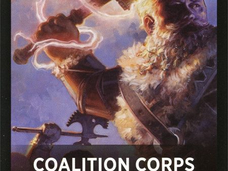 Coalition Corps Theme Card [Dominaria United Tokens] Online now