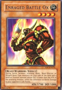 Enraged Battle Ox [IOC-EN070] Rare For Sale