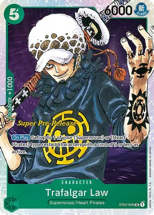 Trafalgar Law - Super Pre-Release Starter Deck 2: Worst Generation (ST-02 PRE) Online Sale