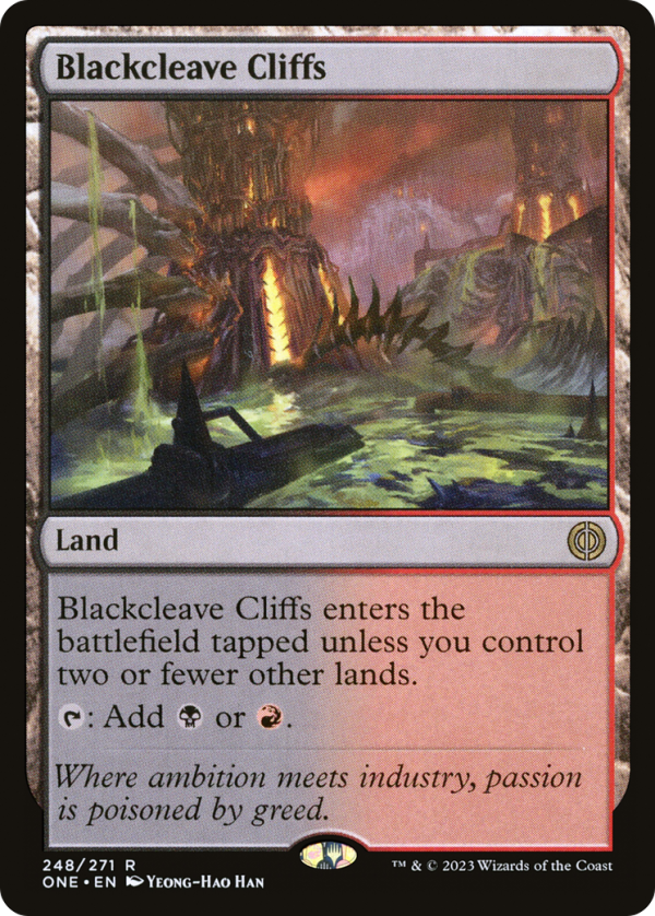 Blackcleave Cliffs [Phyrexia: All Will Be One] Supply