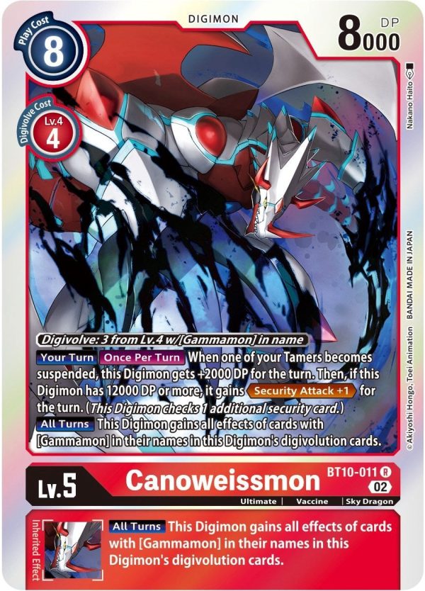 Canoweissmon [BT10-011] [Xros Encounter] For Discount